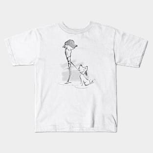 Walking the dog Kids T-Shirt